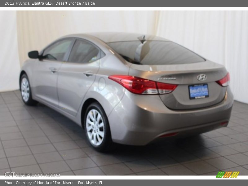 Desert Bronze / Beige 2013 Hyundai Elantra GLS