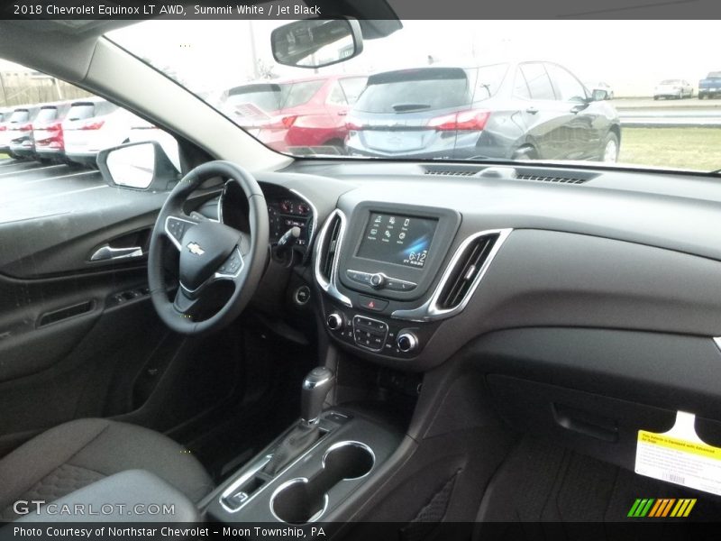 Summit White / Jet Black 2018 Chevrolet Equinox LT AWD