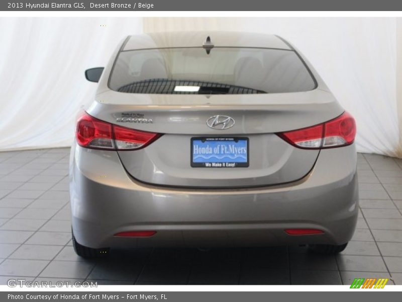 Desert Bronze / Beige 2013 Hyundai Elantra GLS