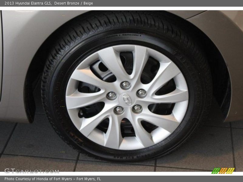 Desert Bronze / Beige 2013 Hyundai Elantra GLS