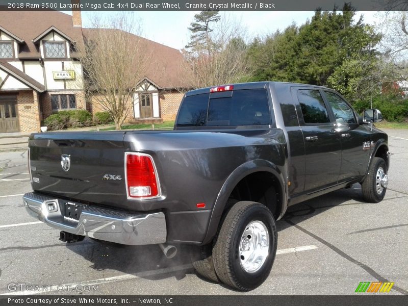 Granite Crystal Metallic / Black 2018 Ram 3500 Laramie Mega Cab 4x4 Dual Rear Wheel