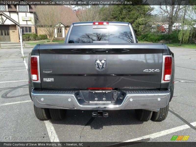Granite Crystal Metallic / Black 2018 Ram 3500 Laramie Mega Cab 4x4 Dual Rear Wheel