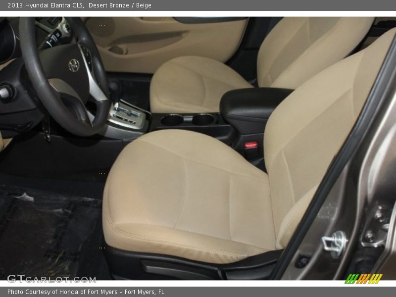 Desert Bronze / Beige 2013 Hyundai Elantra GLS