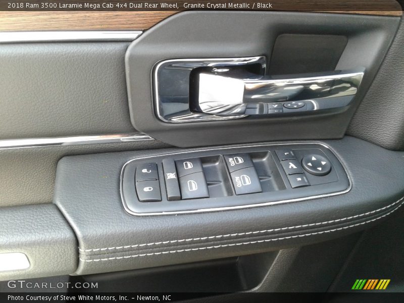 Granite Crystal Metallic / Black 2018 Ram 3500 Laramie Mega Cab 4x4 Dual Rear Wheel