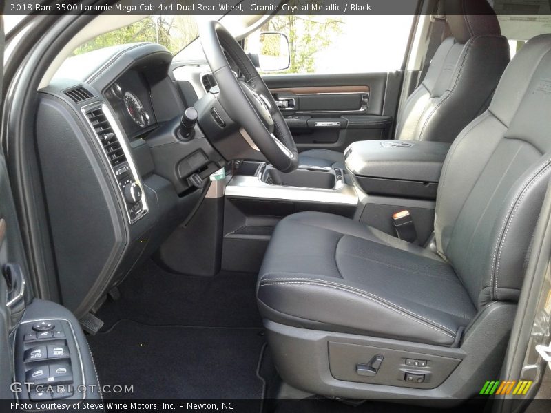 Granite Crystal Metallic / Black 2018 Ram 3500 Laramie Mega Cab 4x4 Dual Rear Wheel