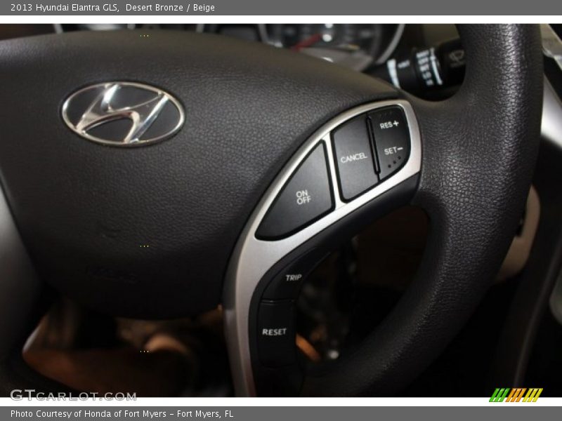 Desert Bronze / Beige 2013 Hyundai Elantra GLS