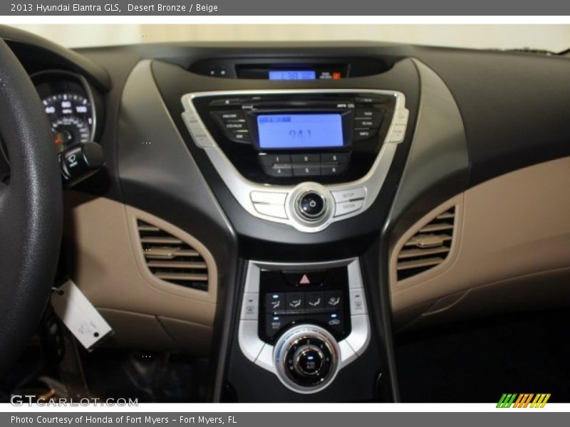Desert Bronze / Beige 2013 Hyundai Elantra GLS