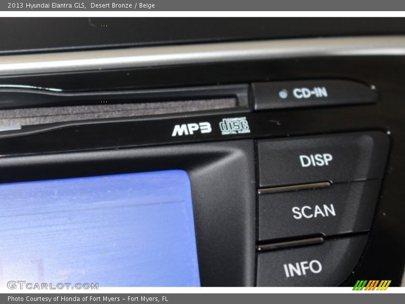 Desert Bronze / Beige 2013 Hyundai Elantra GLS