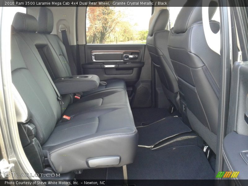 Granite Crystal Metallic / Black 2018 Ram 3500 Laramie Mega Cab 4x4 Dual Rear Wheel