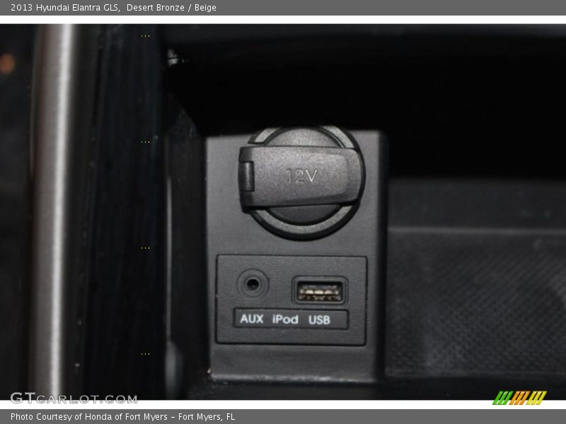 Desert Bronze / Beige 2013 Hyundai Elantra GLS