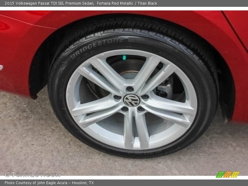 Fortana Red Metallic / Titan Black 2015 Volkswagen Passat TDI SEL Premium Sedan