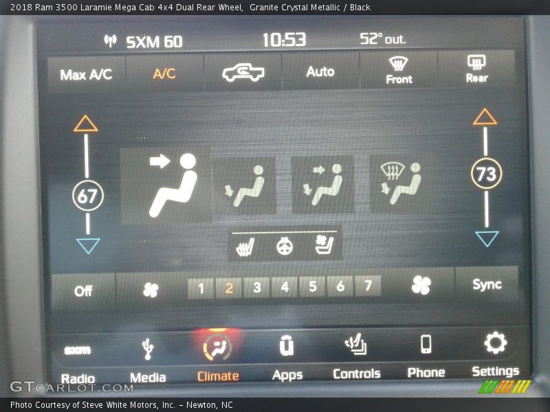 Granite Crystal Metallic / Black 2018 Ram 3500 Laramie Mega Cab 4x4 Dual Rear Wheel