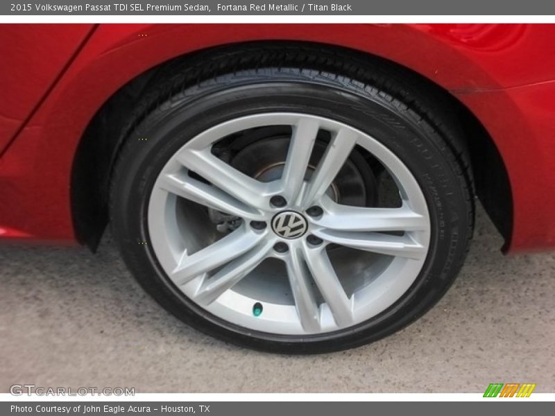 Fortana Red Metallic / Titan Black 2015 Volkswagen Passat TDI SEL Premium Sedan