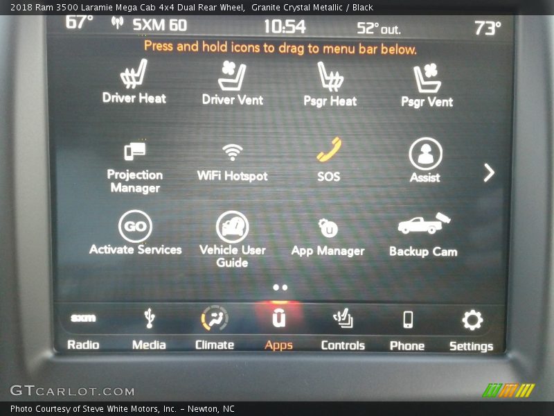 Granite Crystal Metallic / Black 2018 Ram 3500 Laramie Mega Cab 4x4 Dual Rear Wheel