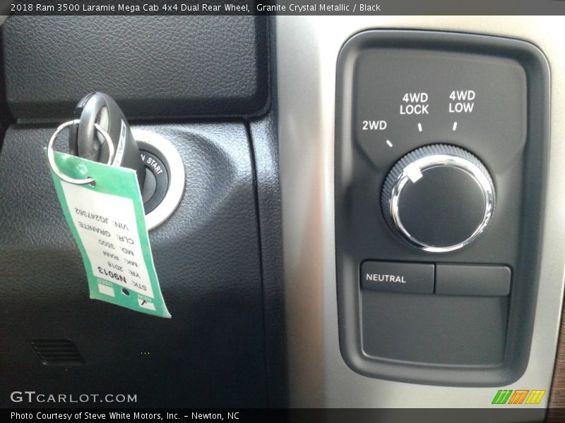 Granite Crystal Metallic / Black 2018 Ram 3500 Laramie Mega Cab 4x4 Dual Rear Wheel