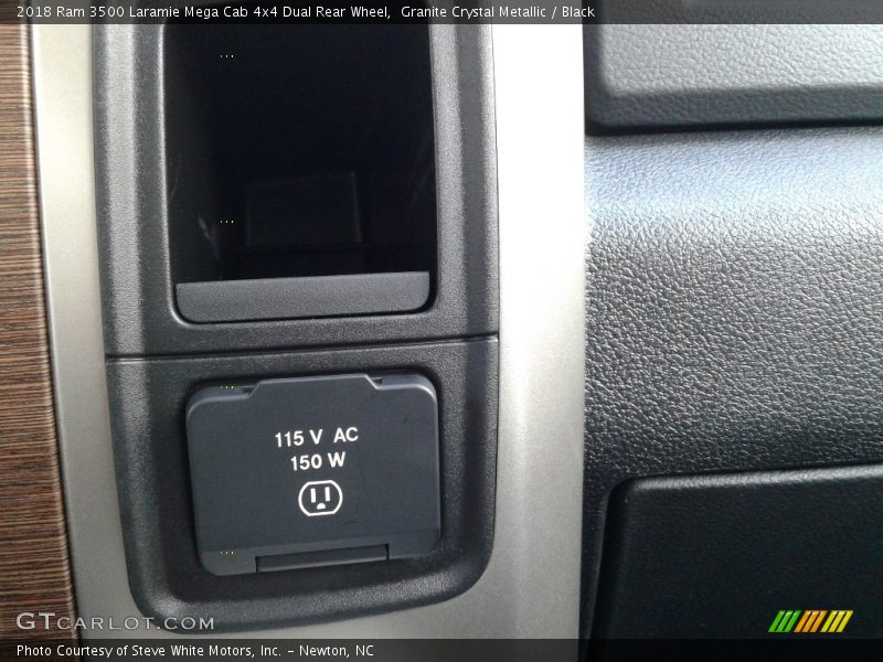 Granite Crystal Metallic / Black 2018 Ram 3500 Laramie Mega Cab 4x4 Dual Rear Wheel