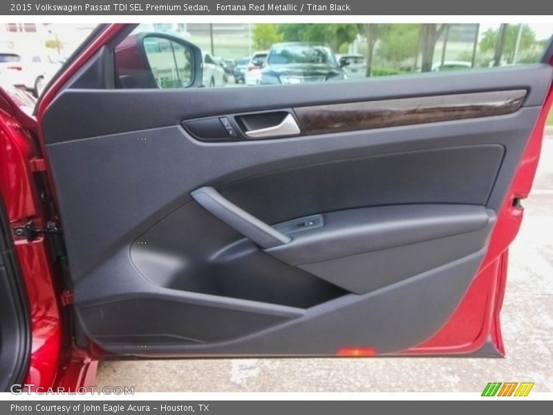 Fortana Red Metallic / Titan Black 2015 Volkswagen Passat TDI SEL Premium Sedan