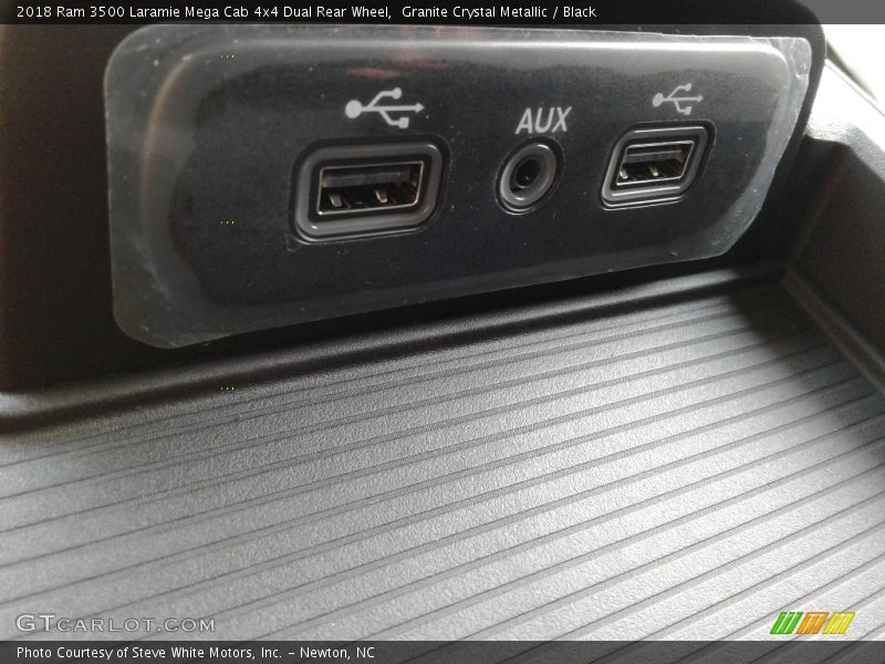 Granite Crystal Metallic / Black 2018 Ram 3500 Laramie Mega Cab 4x4 Dual Rear Wheel