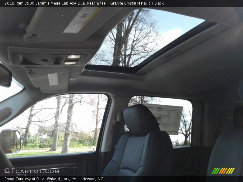 Granite Crystal Metallic / Black 2018 Ram 3500 Laramie Mega Cab 4x4 Dual Rear Wheel