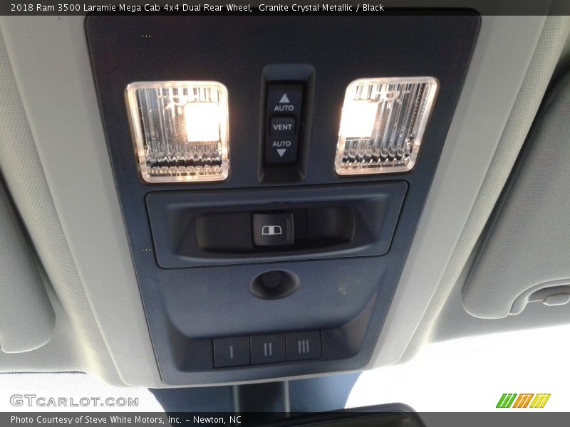 Granite Crystal Metallic / Black 2018 Ram 3500 Laramie Mega Cab 4x4 Dual Rear Wheel