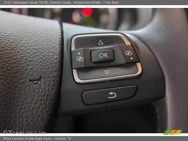 Fortana Red Metallic / Titan Black 2015 Volkswagen Passat TDI SEL Premium Sedan