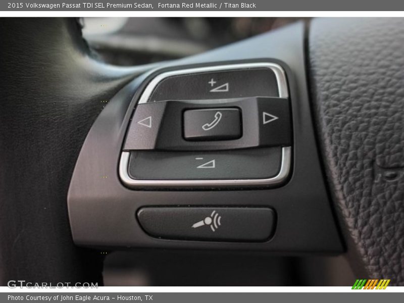 Fortana Red Metallic / Titan Black 2015 Volkswagen Passat TDI SEL Premium Sedan