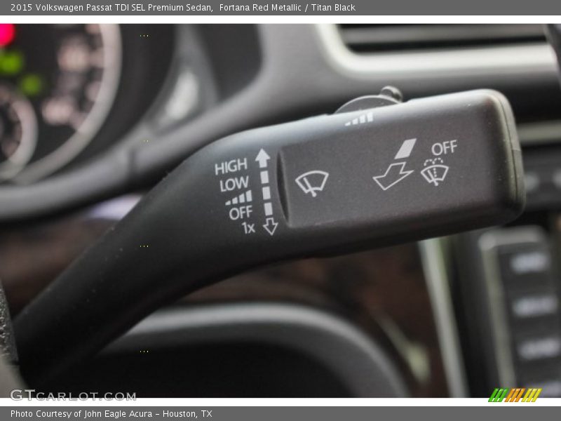 Fortana Red Metallic / Titan Black 2015 Volkswagen Passat TDI SEL Premium Sedan