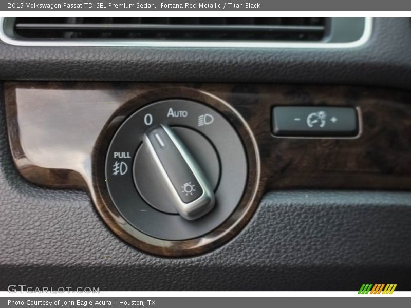 Fortana Red Metallic / Titan Black 2015 Volkswagen Passat TDI SEL Premium Sedan