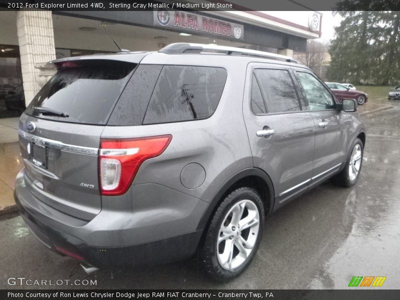 Sterling Gray Metallic / Medium Light Stone 2012 Ford Explorer Limited 4WD