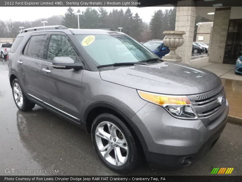 Sterling Gray Metallic / Medium Light Stone 2012 Ford Explorer Limited 4WD