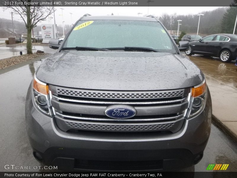 Sterling Gray Metallic / Medium Light Stone 2012 Ford Explorer Limited 4WD