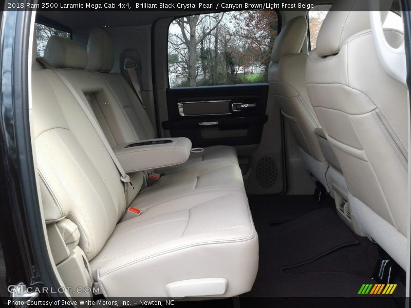 Rear Seat of 2018 3500 Laramie Mega Cab 4x4