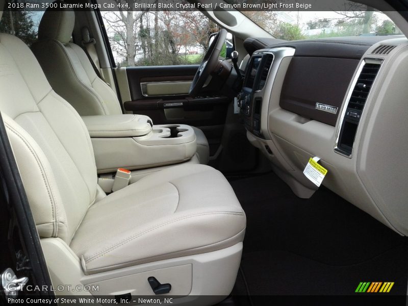 Front Seat of 2018 3500 Laramie Mega Cab 4x4