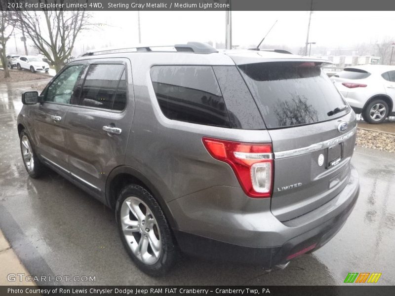 Sterling Gray Metallic / Medium Light Stone 2012 Ford Explorer Limited 4WD