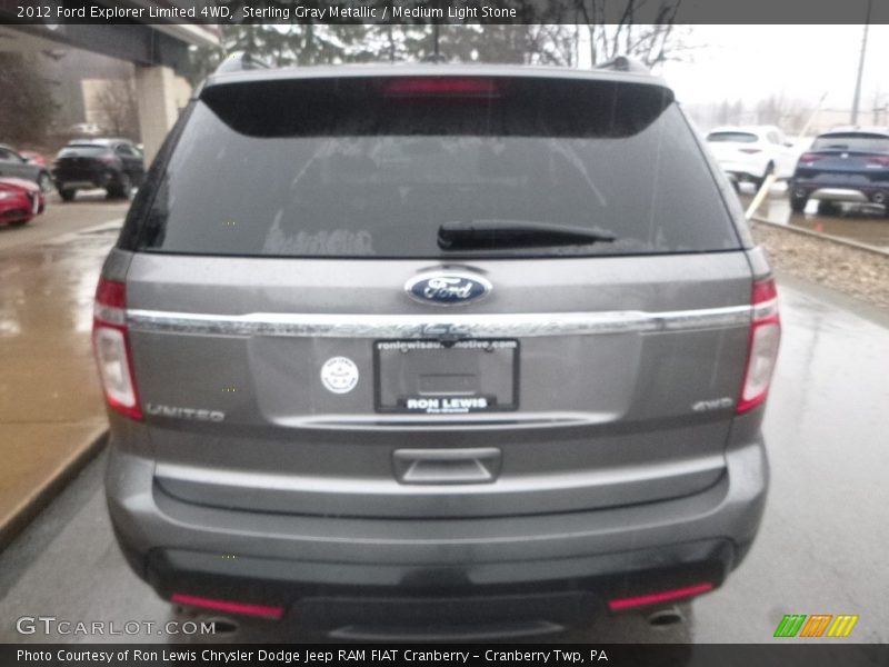 Sterling Gray Metallic / Medium Light Stone 2012 Ford Explorer Limited 4WD