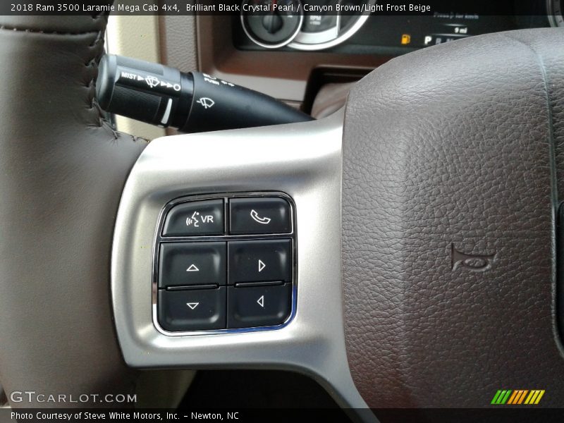 Controls of 2018 3500 Laramie Mega Cab 4x4