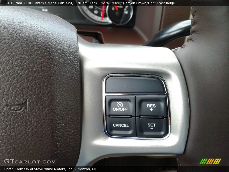 Controls of 2018 3500 Laramie Mega Cab 4x4