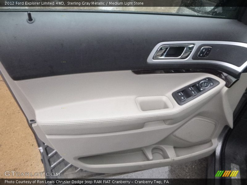 Sterling Gray Metallic / Medium Light Stone 2012 Ford Explorer Limited 4WD