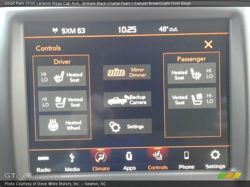 Brilliant Black Crystal Pearl / Canyon Brown/Light Frost Beige 2018 Ram 3500 Laramie Mega Cab 4x4