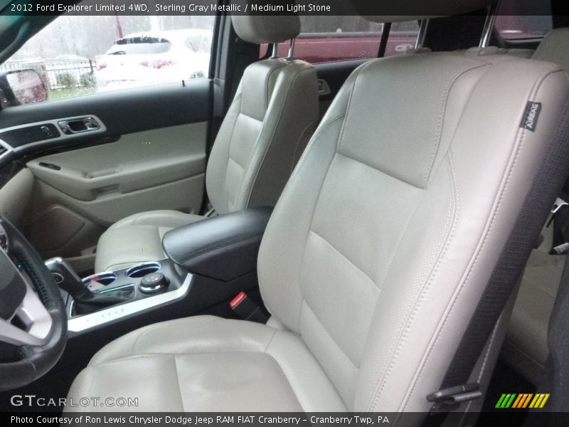 Sterling Gray Metallic / Medium Light Stone 2012 Ford Explorer Limited 4WD