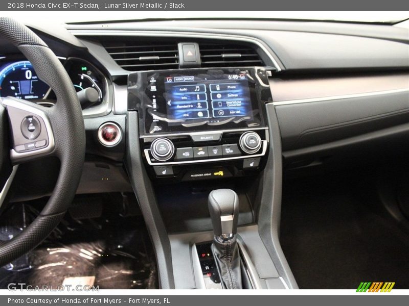 Lunar Silver Metallic / Black 2018 Honda Civic EX-T Sedan