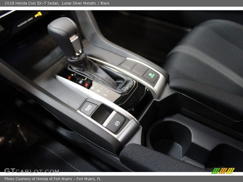 Lunar Silver Metallic / Black 2018 Honda Civic EX-T Sedan
