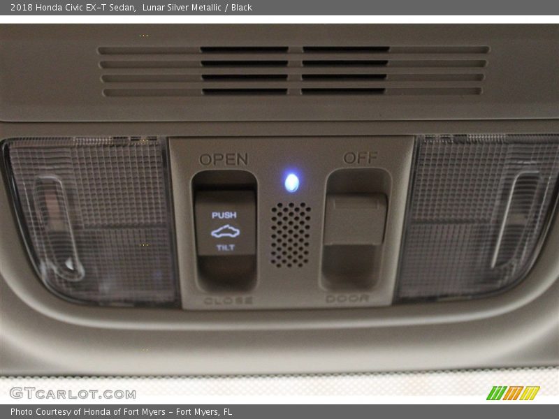 Lunar Silver Metallic / Black 2018 Honda Civic EX-T Sedan