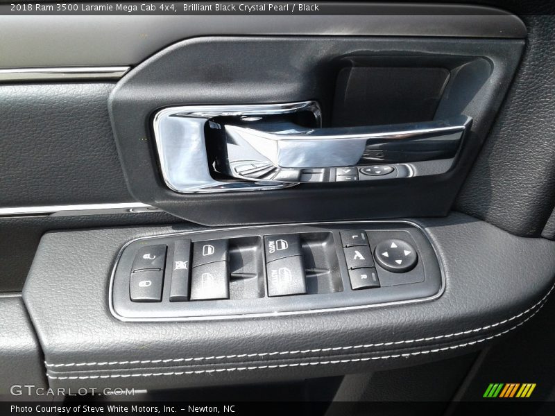 Brilliant Black Crystal Pearl / Black 2018 Ram 3500 Laramie Mega Cab 4x4