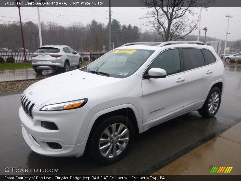 Bright White / Black 2018 Jeep Cherokee Overland 4x4