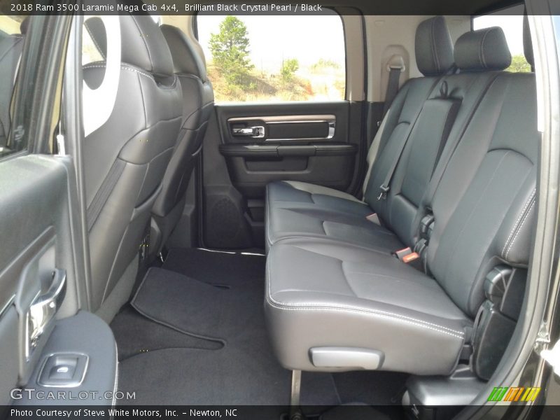Rear Seat of 2018 3500 Laramie Mega Cab 4x4