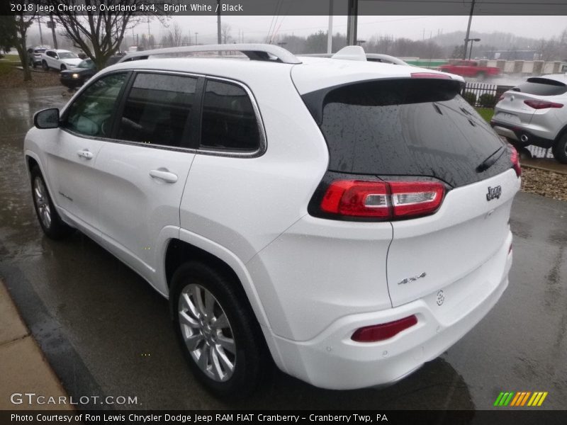 Bright White / Black 2018 Jeep Cherokee Overland 4x4