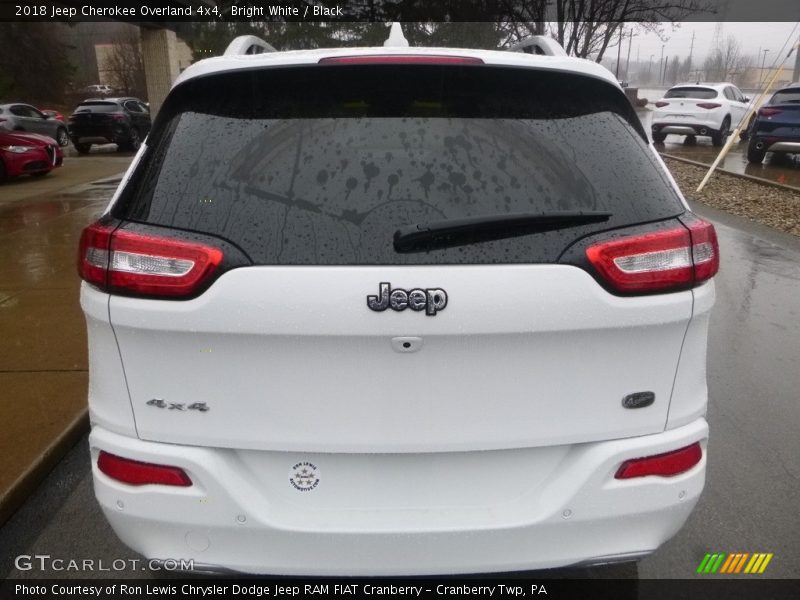 Bright White / Black 2018 Jeep Cherokee Overland 4x4