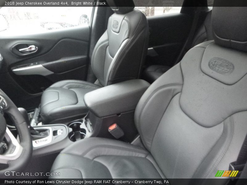 Bright White / Black 2018 Jeep Cherokee Overland 4x4