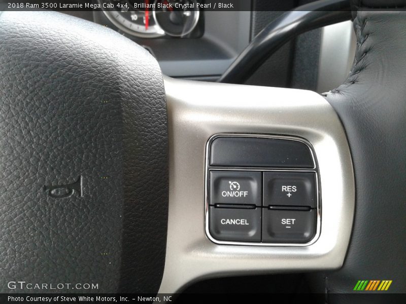 Controls of 2018 3500 Laramie Mega Cab 4x4